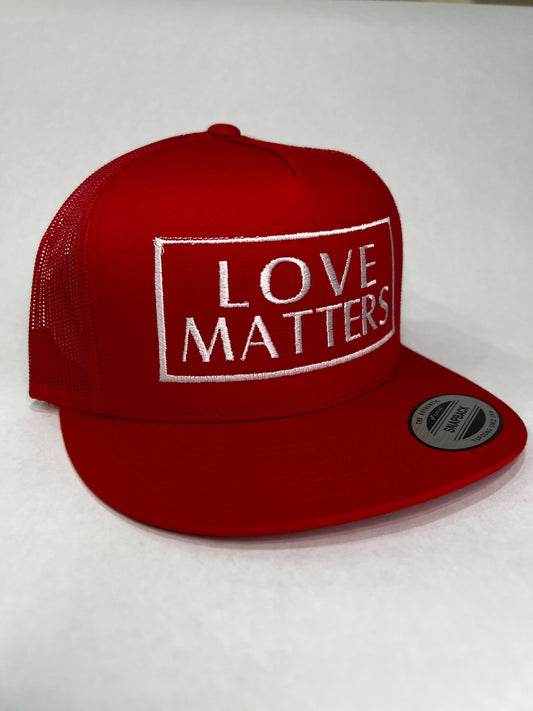 Love Matters Trucker Hat - Red