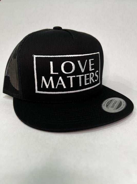 Love Matters Trucker Hat - Black